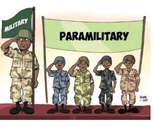 Difference between Military and Paramilitary